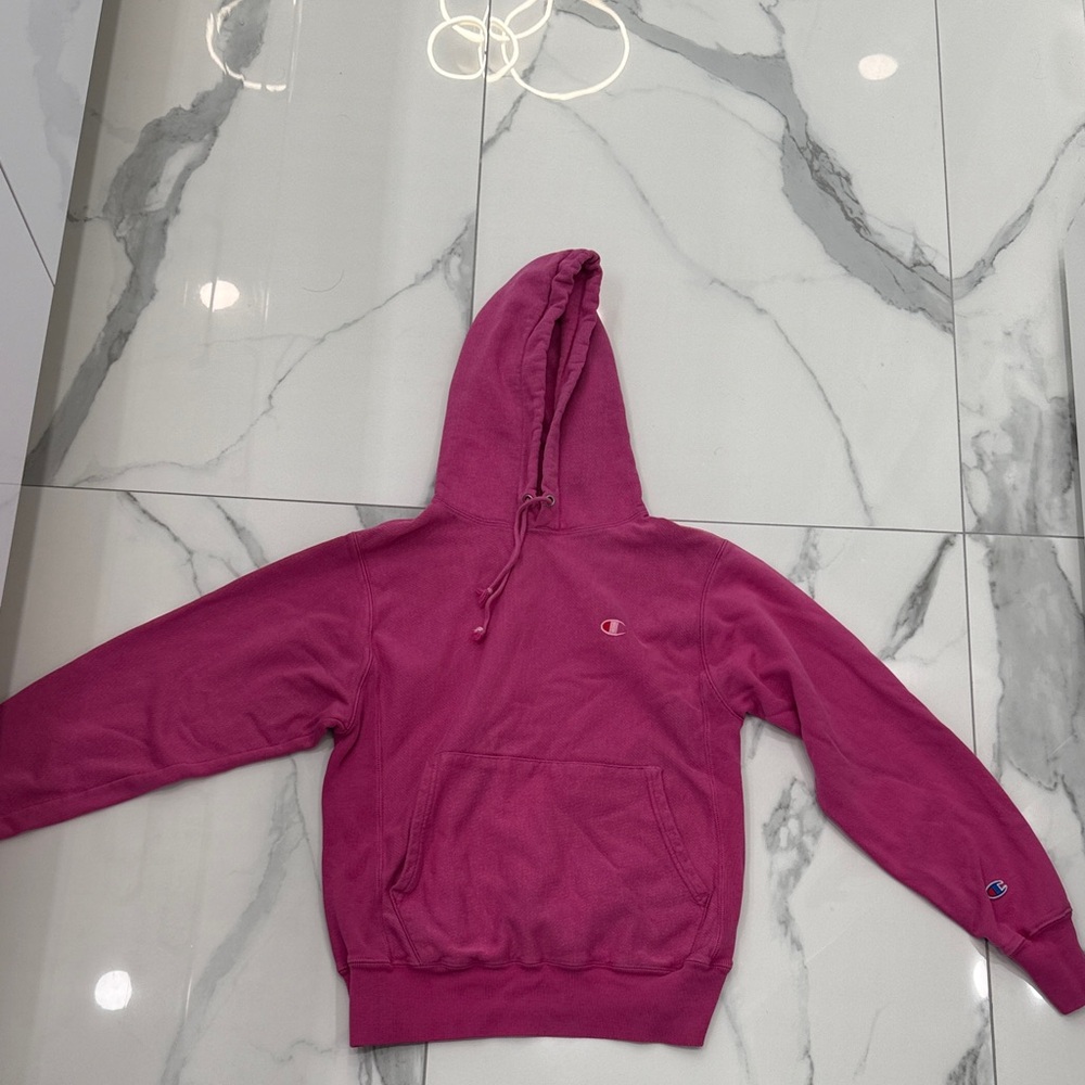 Champion Magenta Hooded Sweatshirt